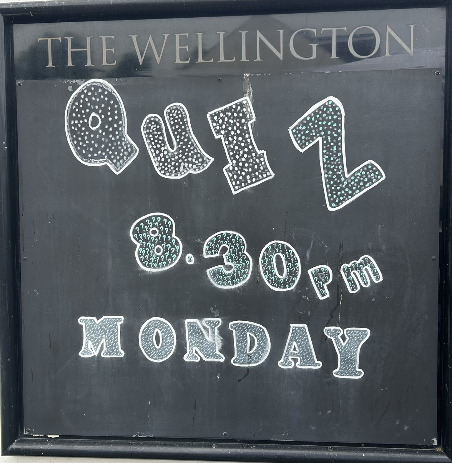 Quiz at the Wellington