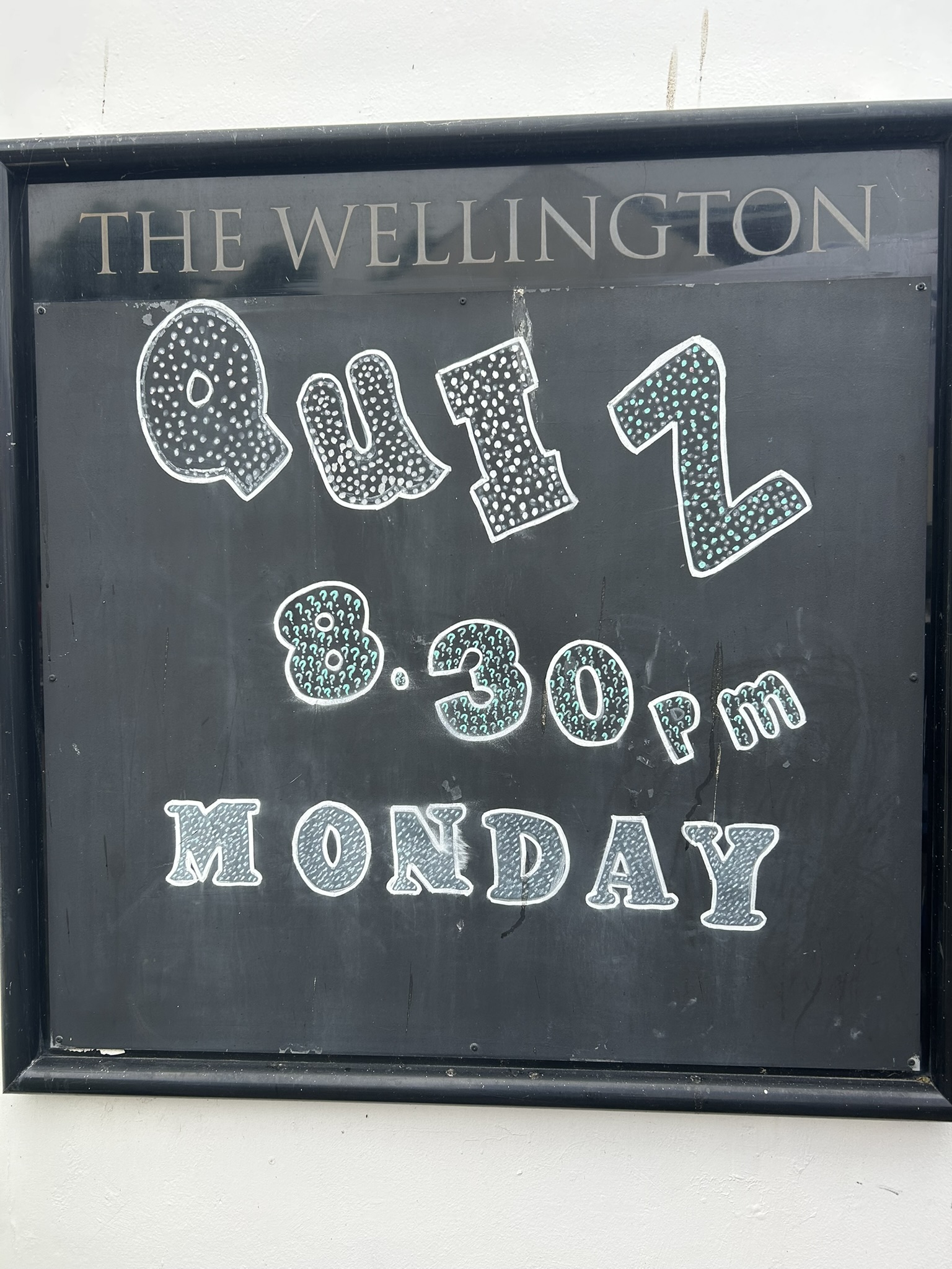 Quiz at the Wellington